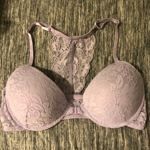 Lavender lace bra